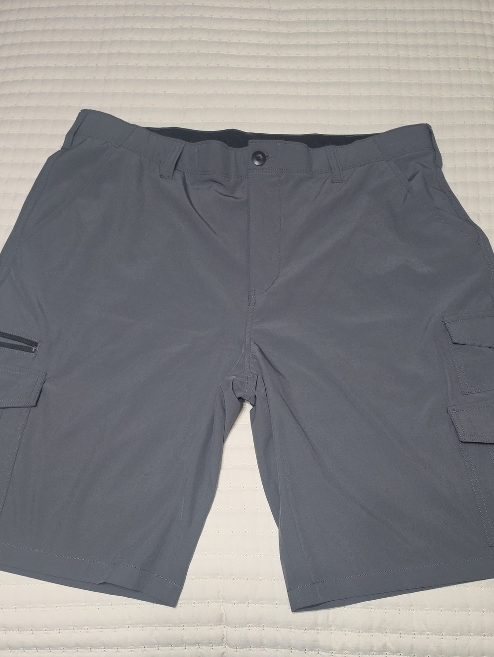 Men's Gray Cargo Shorts